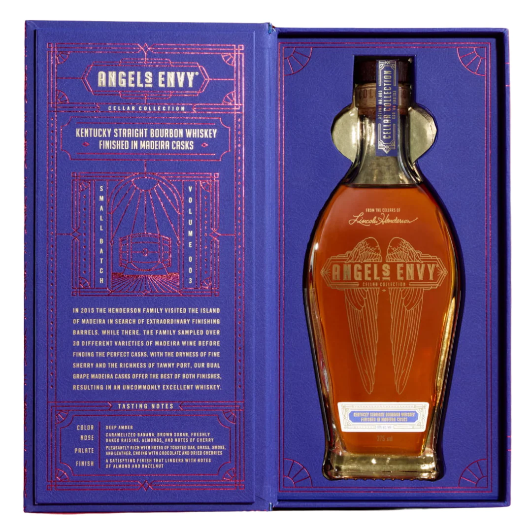 Angels Envy Cellar Collection Volume 1-3 Oloroso - Tawny - Madeira Whiskey 375ml - 3 Bottle Combo - Image 3