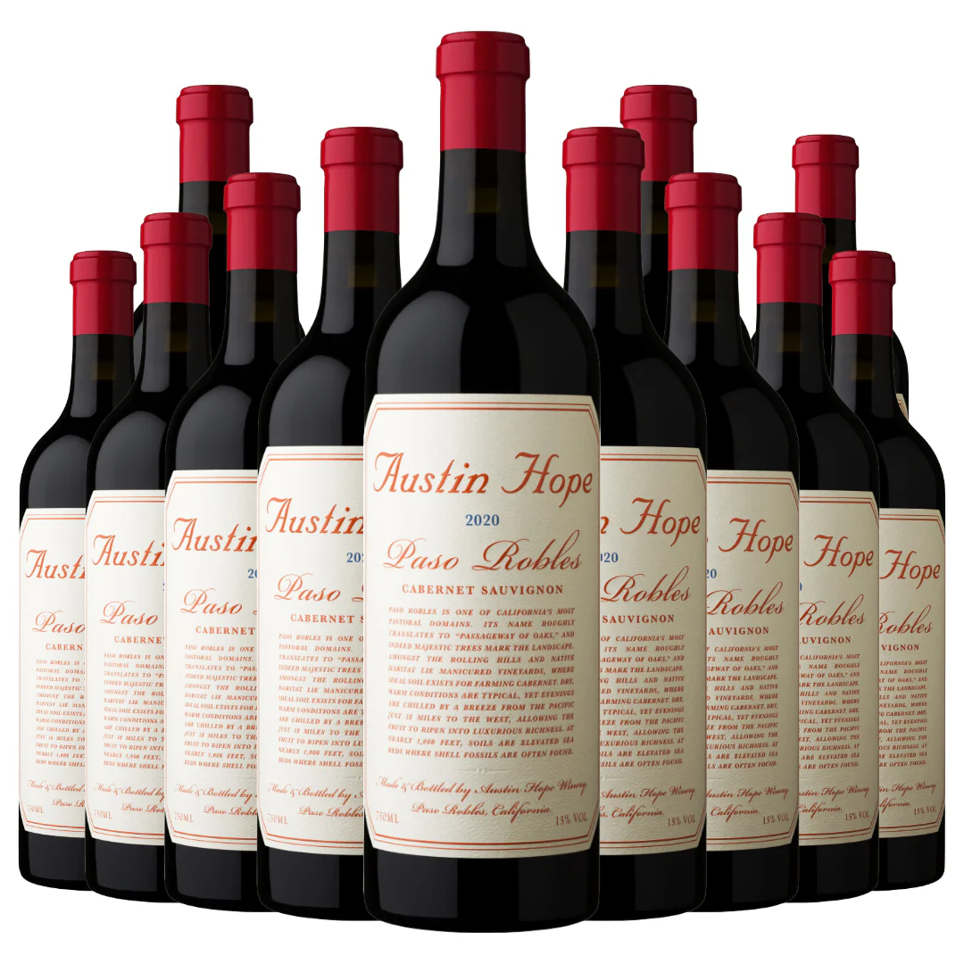 Austin Hope Cabernet Sauvignon 2022 750ml 9 Bottle Case - Free Shipping