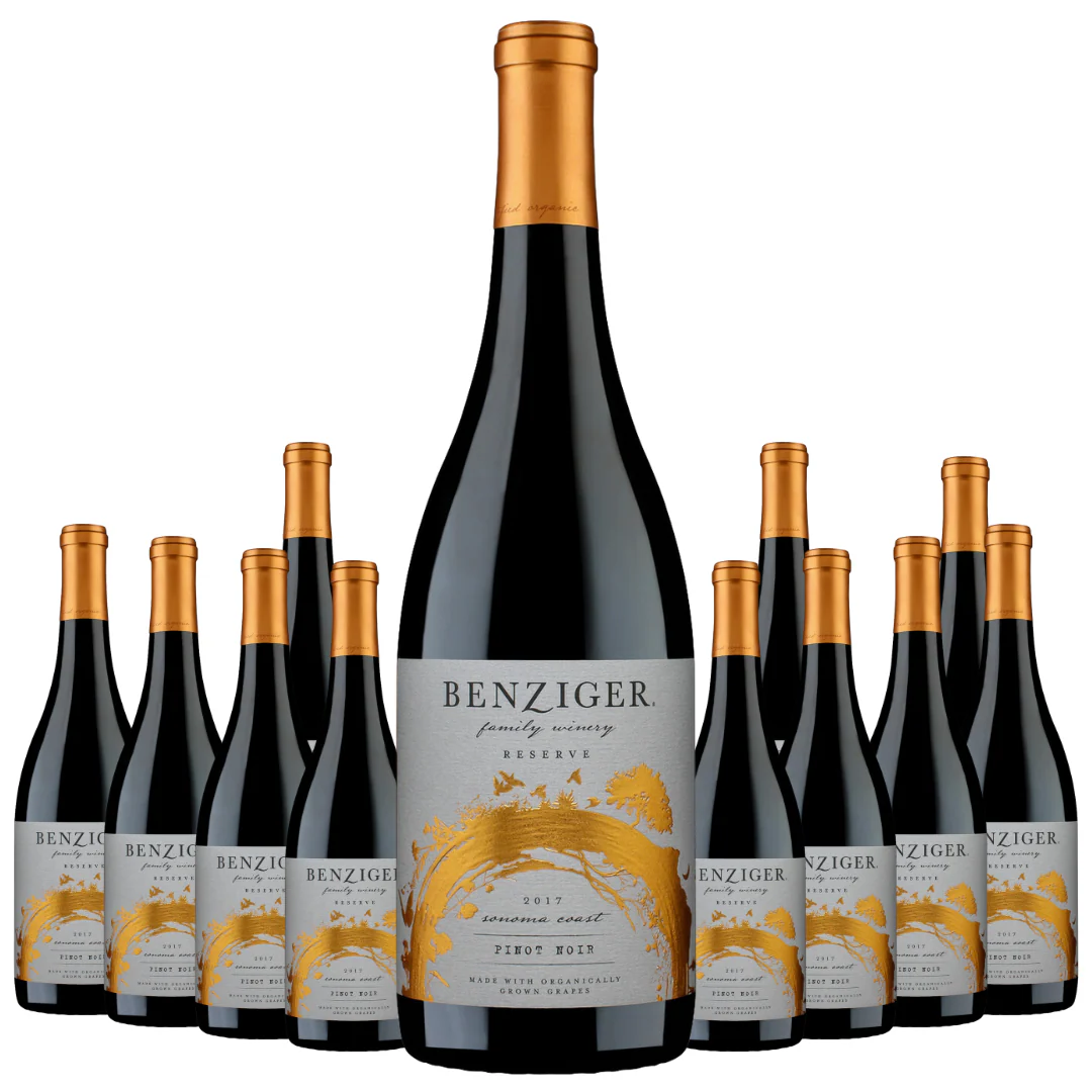 Benziger Family Winery Pinot Noir Reserve Russian River Valley 2017 12 Bottle Case