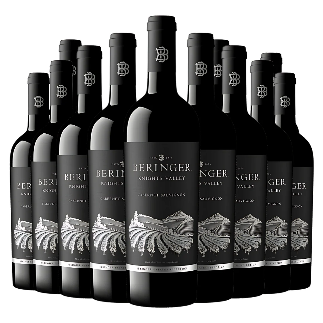 Beringer Luxury 2022 Knights Valley Cabernet Sauvignon 750ml 12 Bottle Case - Free Shipping