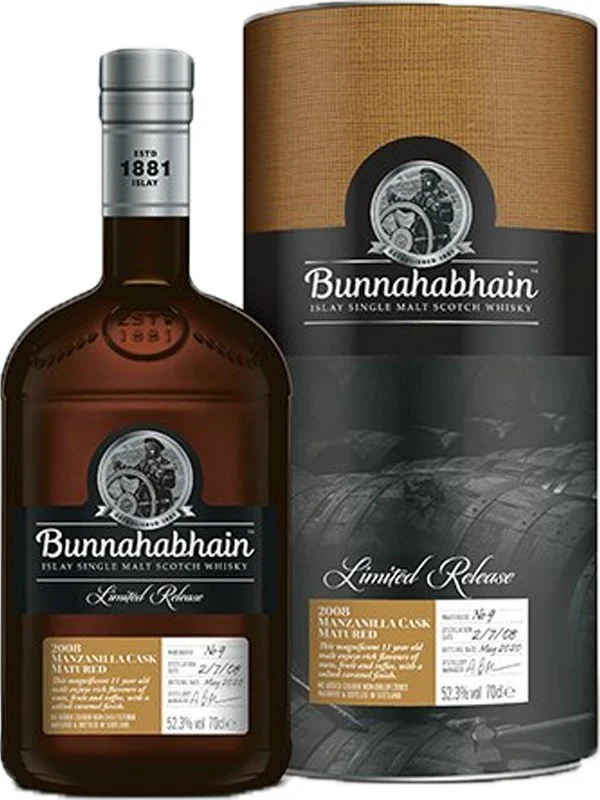 Bunnahabhain Manzanilla Cask Matured 2008