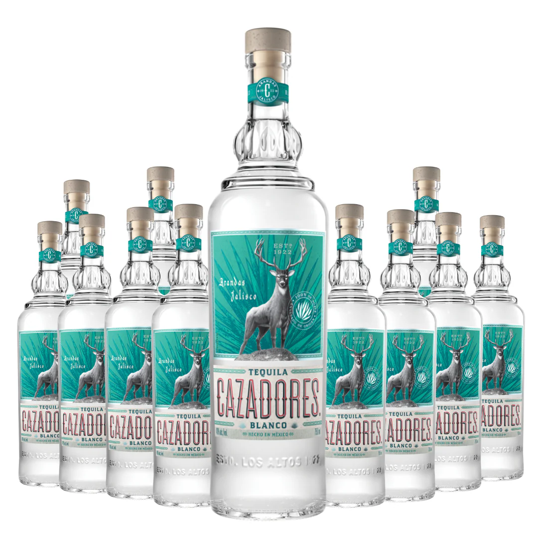 Cazadores Blanco Tequila 12 Bottle Case