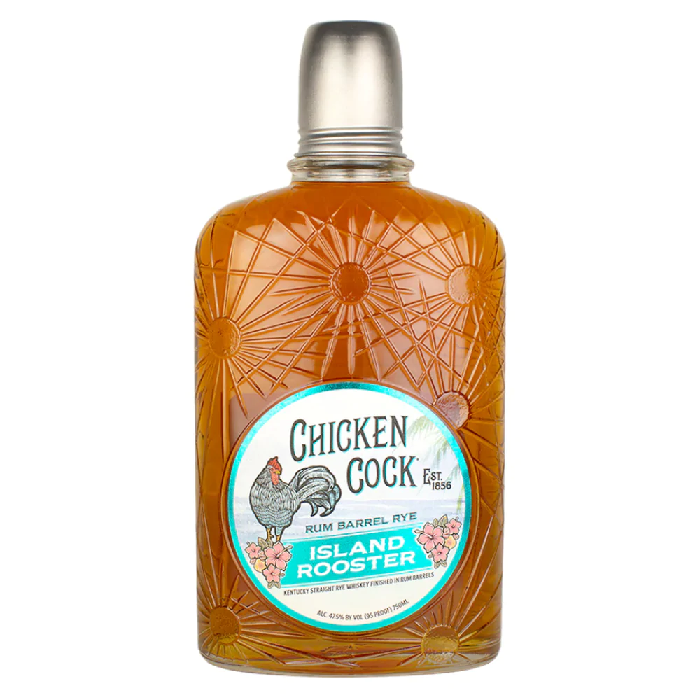Chicken Cock Island Rooster Rum Barrel Straight Rye