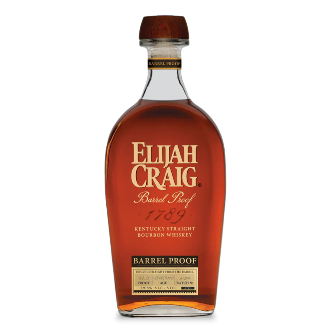 Elijah Craig Barrel Proof 10 Year Batch A124 119 Proof