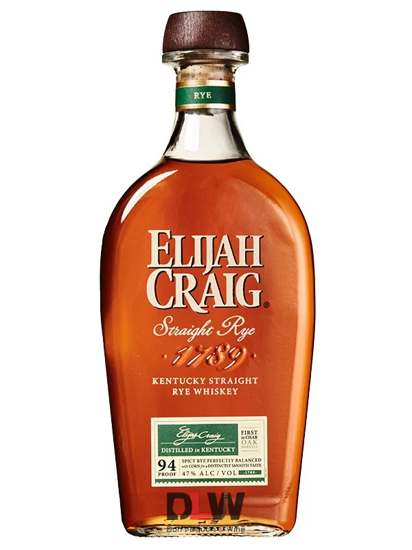 Elijah Craig Straight Rye