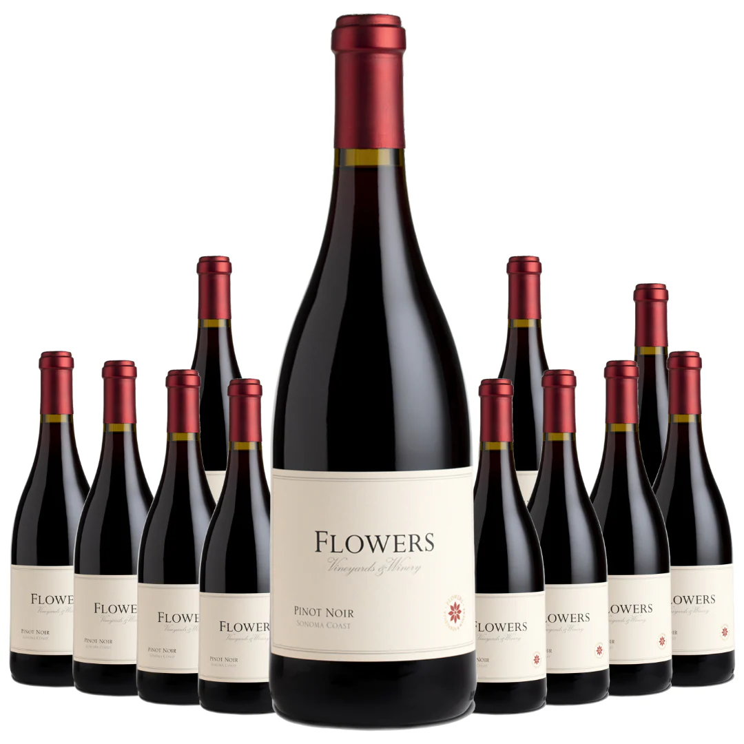 Flowers Pinot Noir Sonoma Coast 2023 750ml 12 Bottle Case - Free Shipping