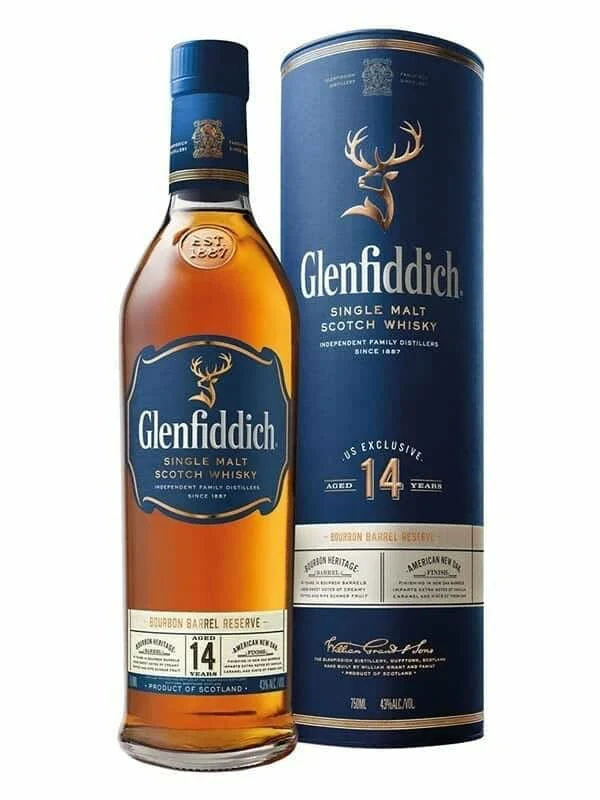 Glenfiddich 14 Year Old Scotch Whiskey