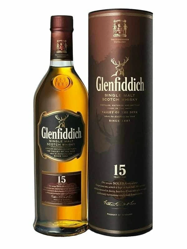 Glenfiddich 15 Year Old Scotch