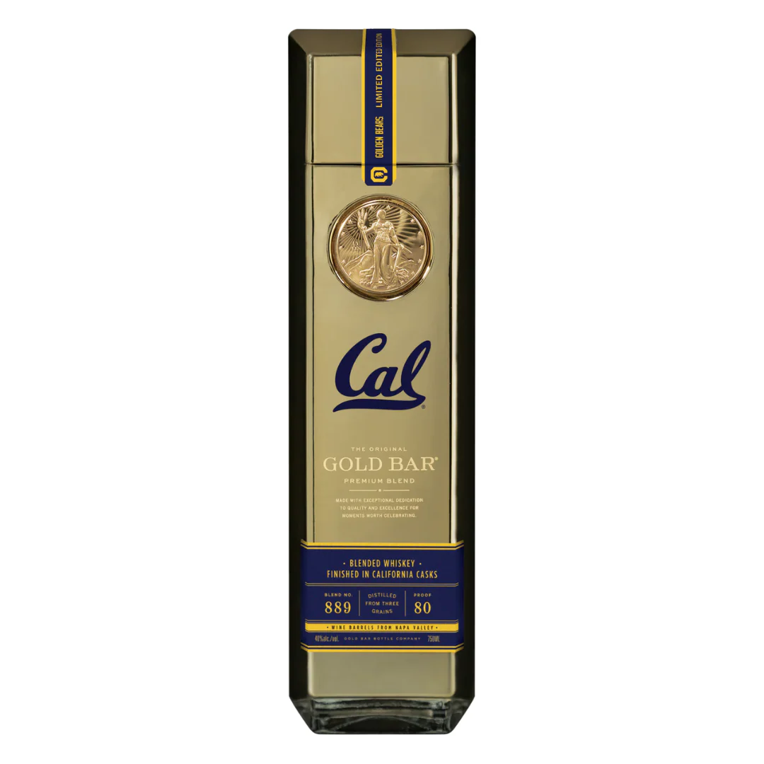Gold Bar Cal Bears UC Berkeley Limited Edition Whiskey 750ml