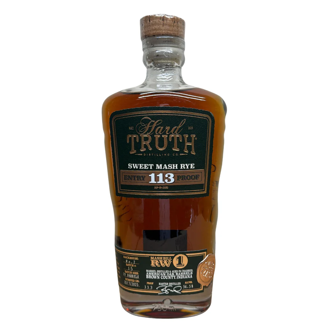 Hard Truth 113 Sweet Mash Rye Whiskey 750ml