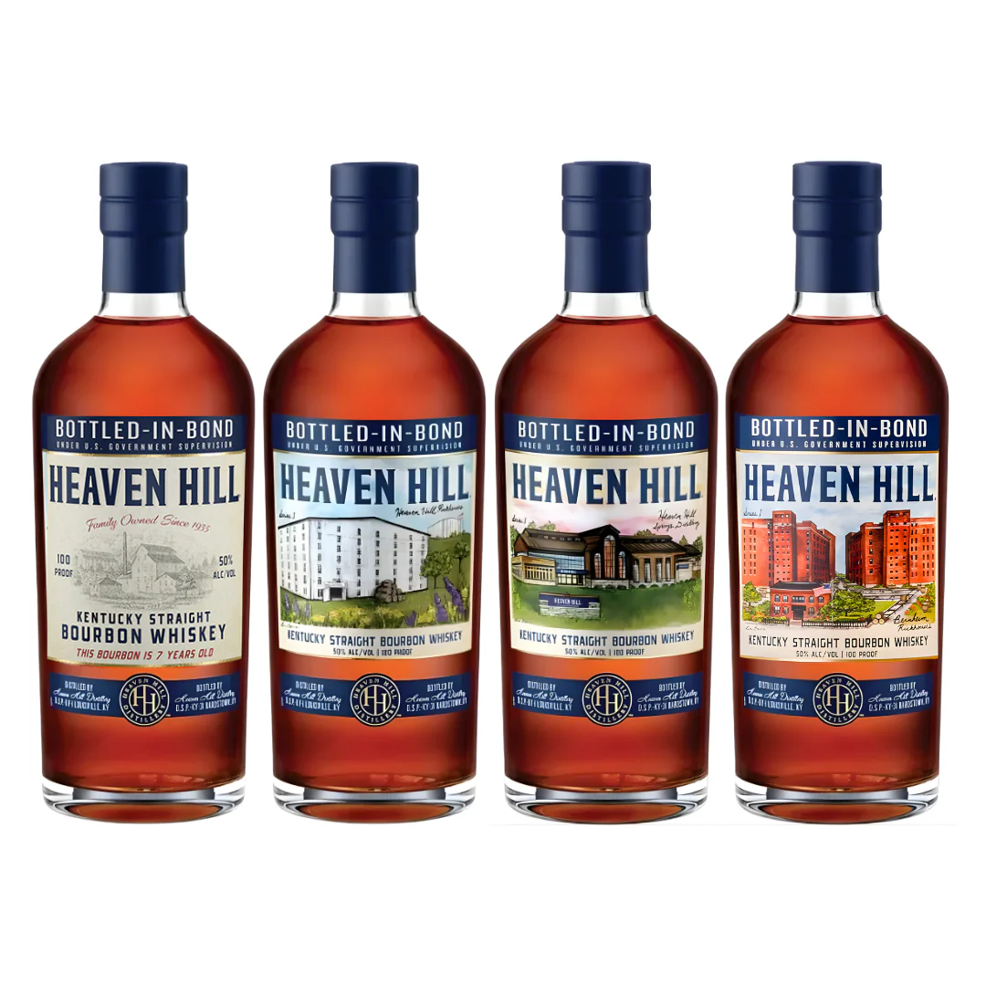 Heaven Hill 7 Year Artist Series Collection 4 Bottle Combo 750ml
