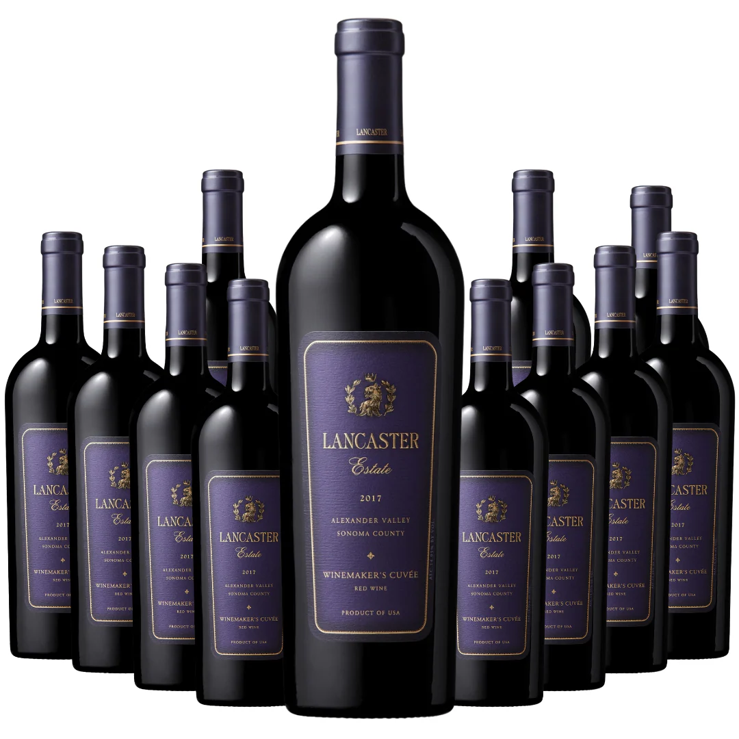 Lancaster Estate Red Wine Winemaker's Cuvee Alexander Valley 2021 12 Bottle Case