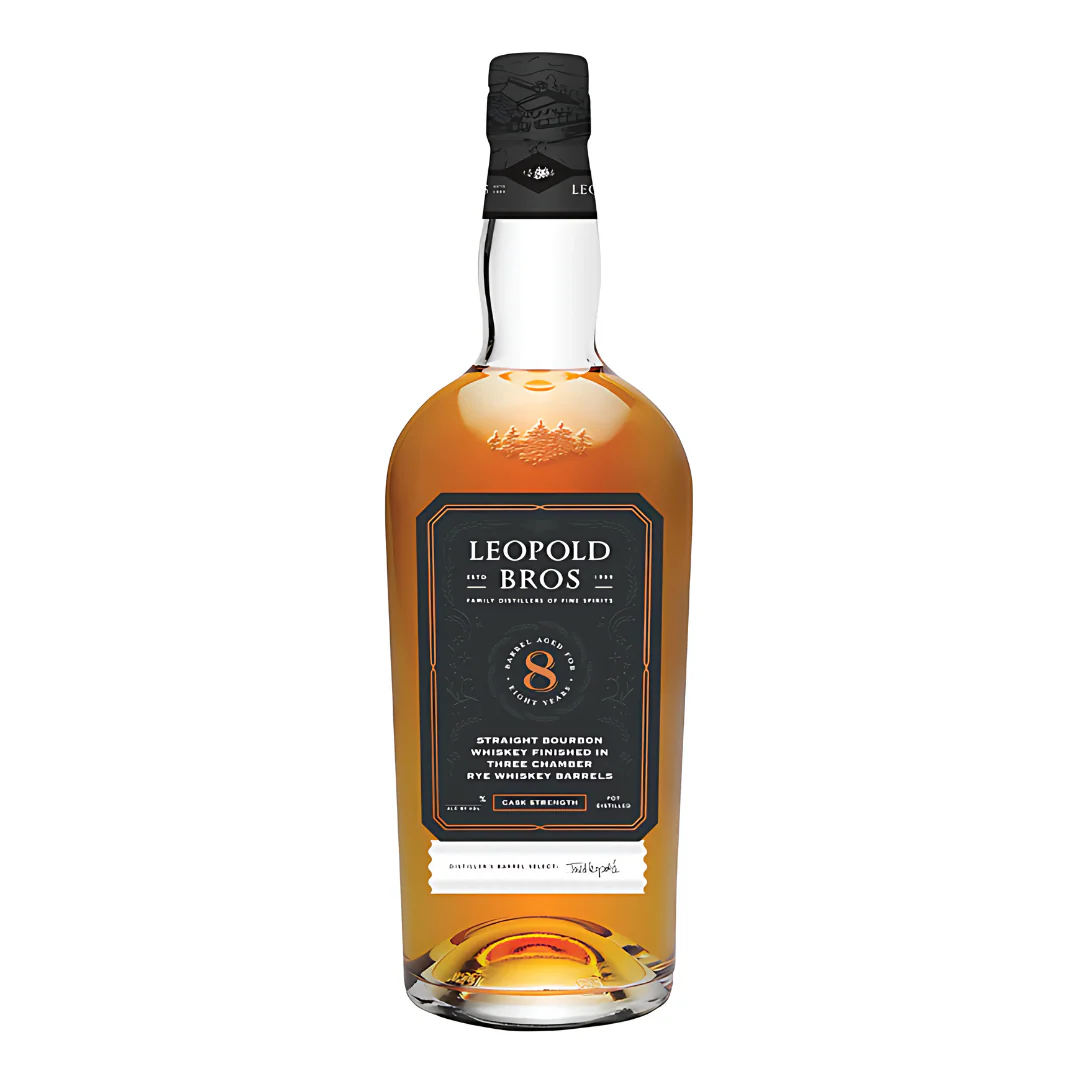 Leopold Bros 8 Year Cask Strength Bourbon Whiskey 750ml
