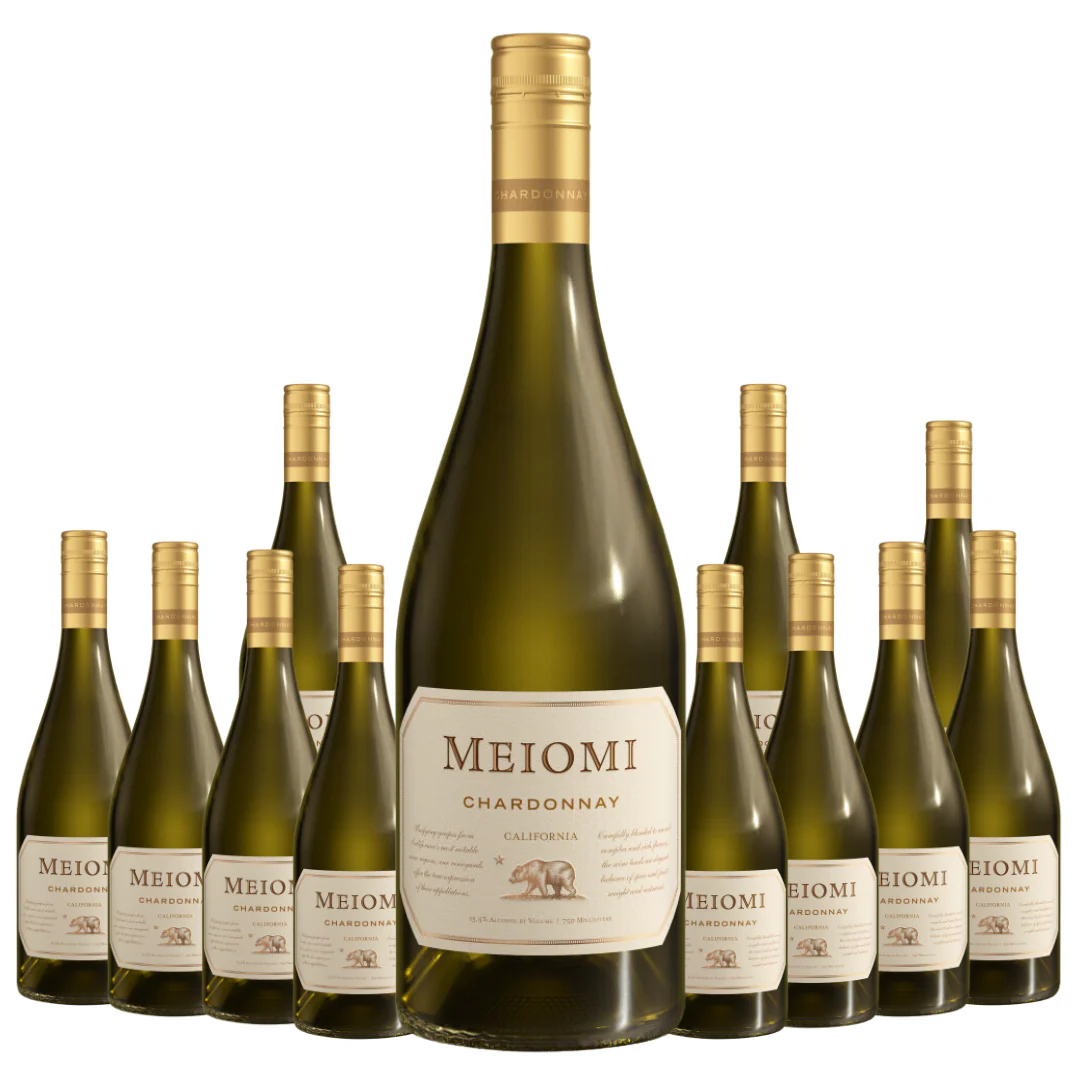 Meiomi Chardonnay California 750ml 12 Bottle Case - Free Shipping