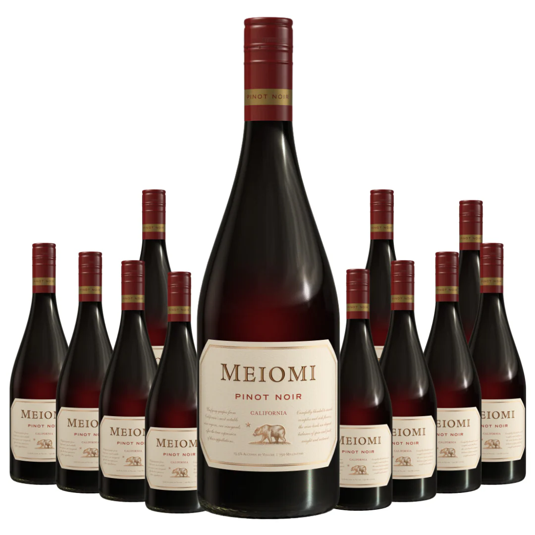 Meiomi Pinot Noir California 750ml 12 Bottle Case - Free Shipping