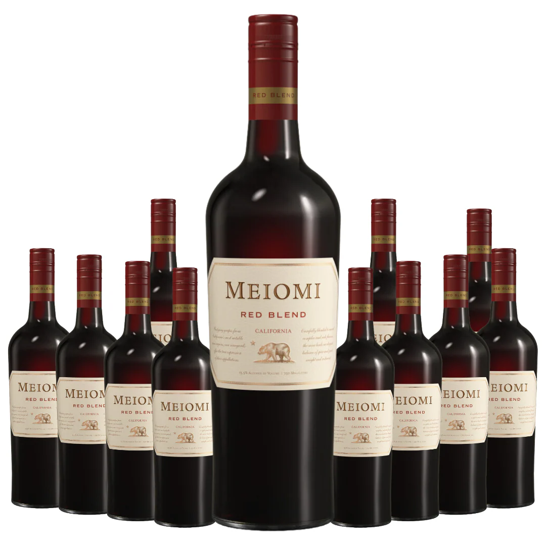 Meiomi Red Wine California 750ml 12 Bottle Case - Free Shipping
