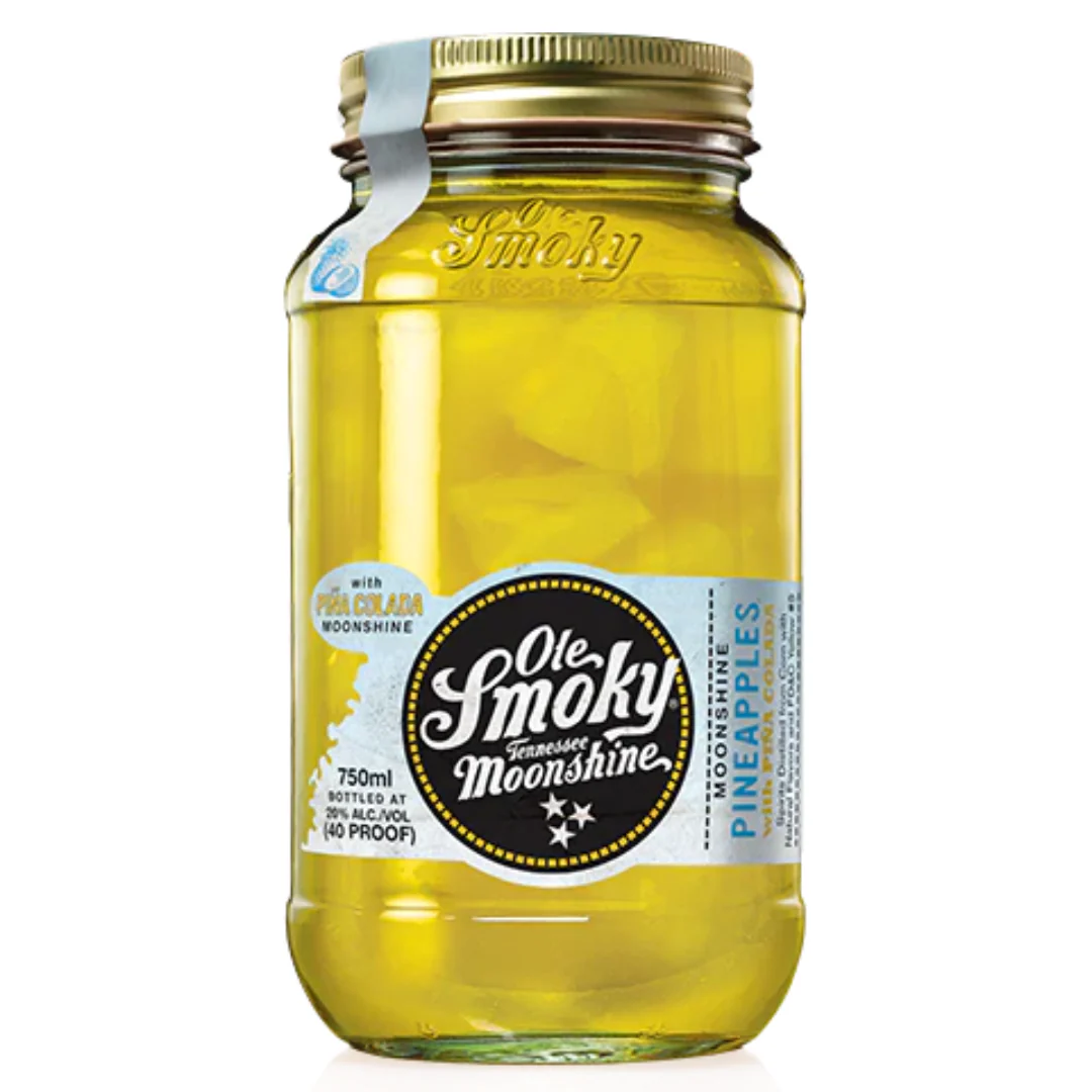 Ole Smoky Moonshine Pineapples With Pina Colada