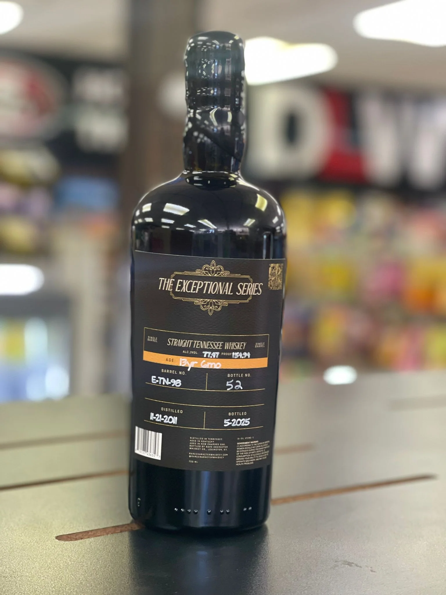 Rare Character 13 Year Exceptional Series Gen 3 E-TN-98 Bourbon 750ml - Image 3