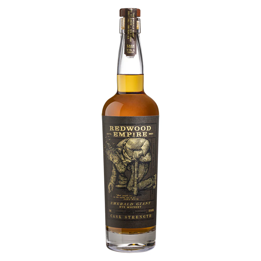 Redwood Empire Cask Strength Emerald Giant Whiskey