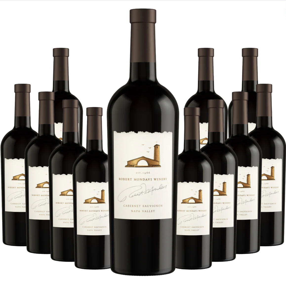 Robert Mondavi Winery Cabernet Sauvignon Napa Valley 2022 12 Bottle Case - Free Shipping