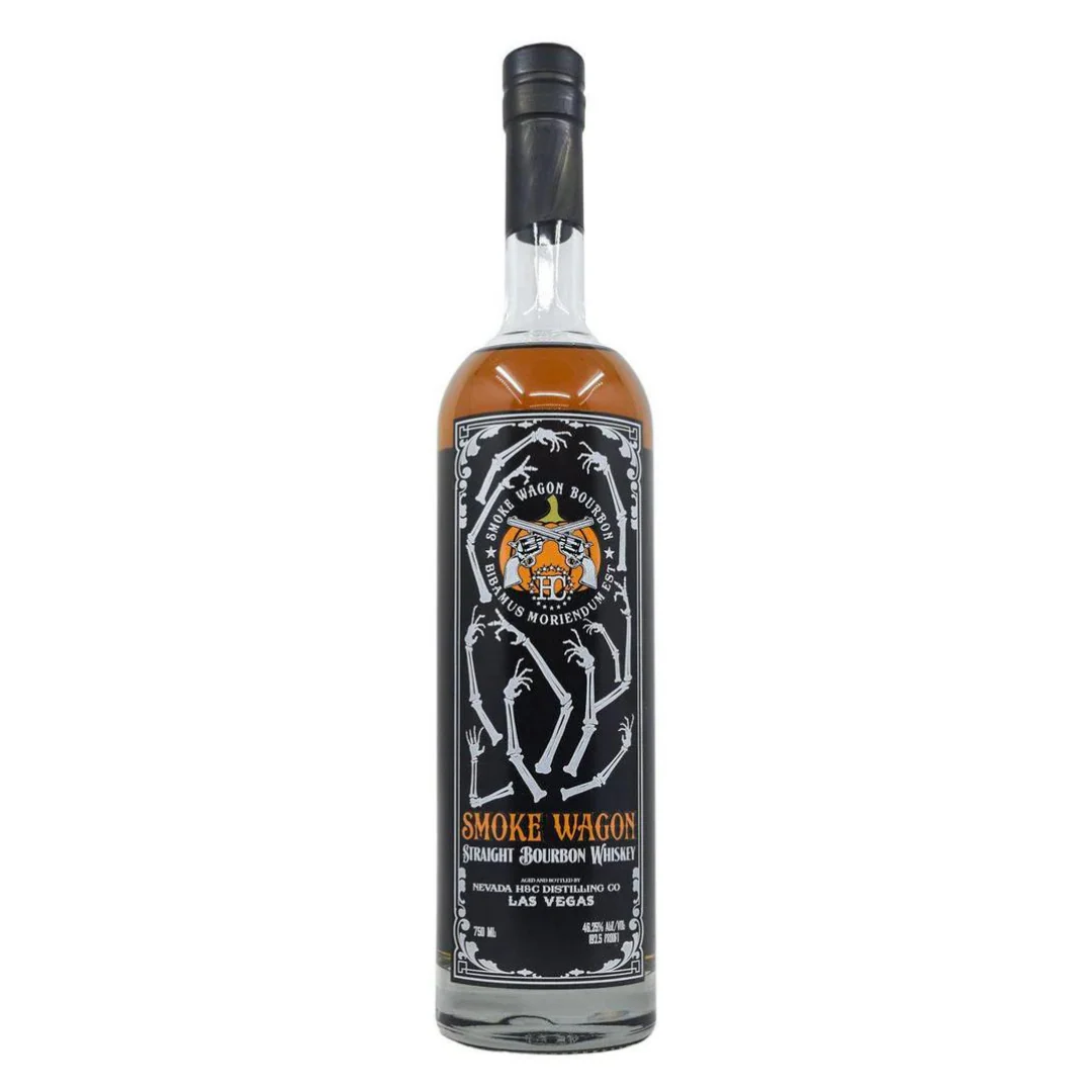 Smoke Wagon Straight Bourbon Whiskey Halloween Glow In the Dark Edition
