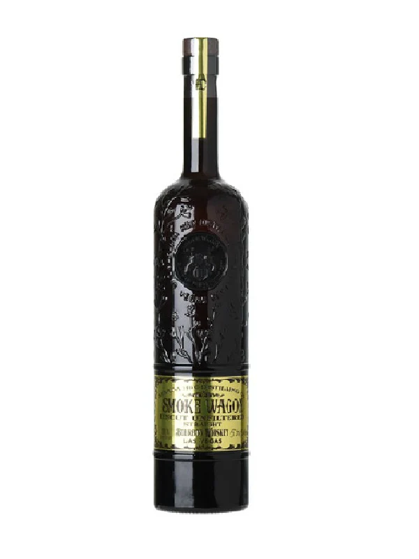 Smoke Wagon Uncut Unfiltered Bourbon Whiskey - Image 2