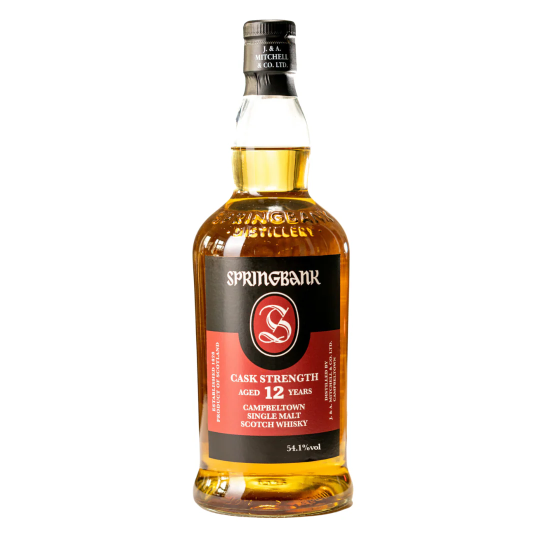 Springbank Cask Strength 12 Year Single Malt Scotch Whisky 56.2 Proof 700ml