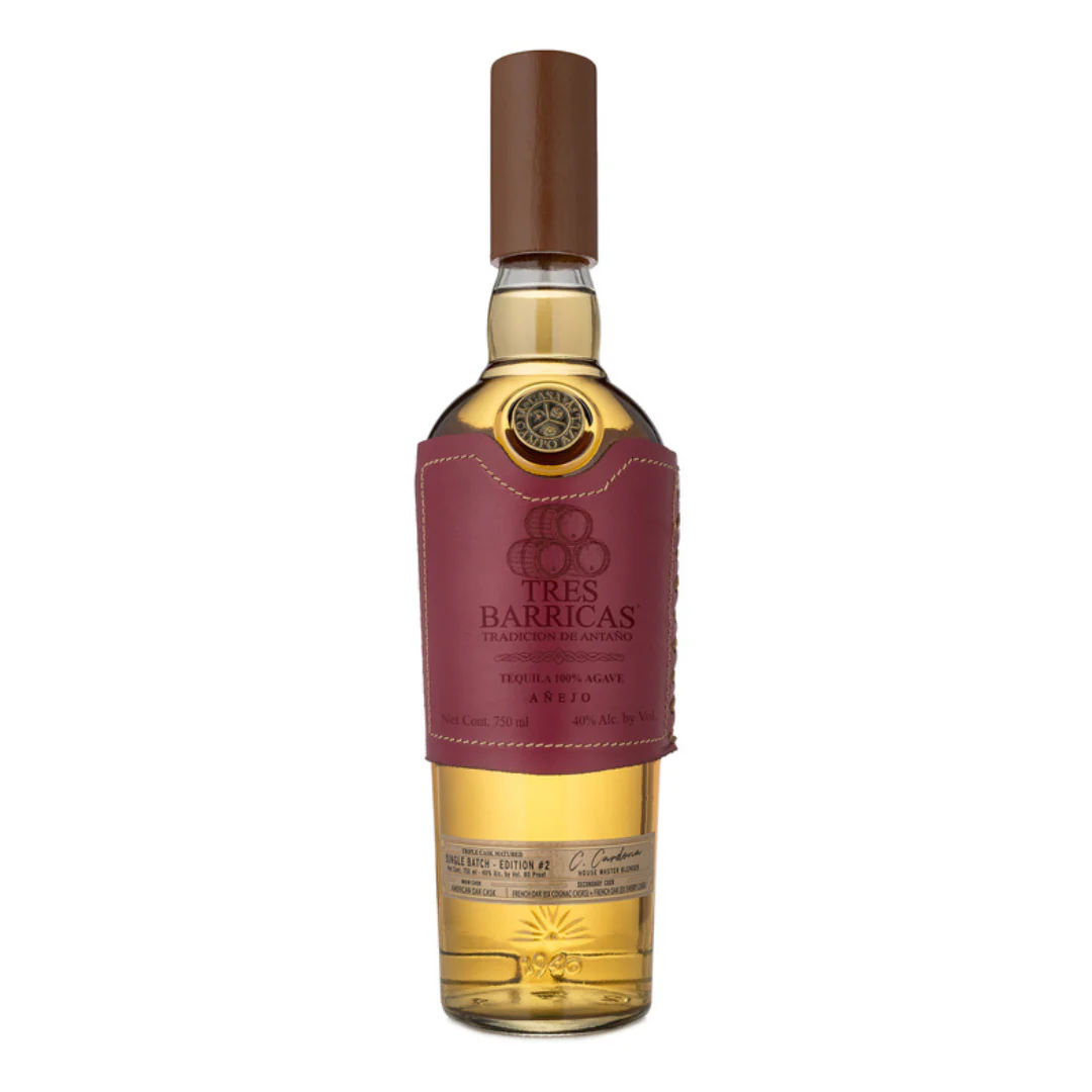 Tres Barricas Tradicion de Antano Anejo Tequila 750ml