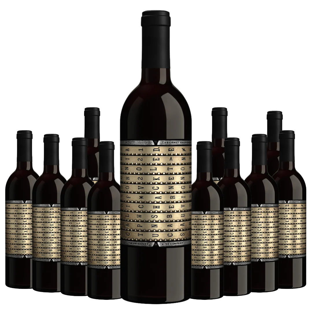 Unshackled Cabernet Sauvignon California 750ml 12 Bottle Case - Free Shipping