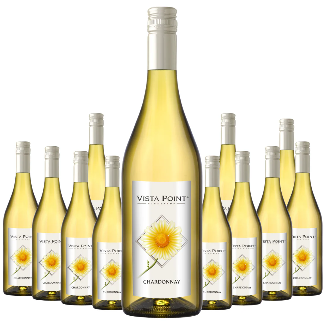 Vista Point Chardonnay American 750ml 12 Bottle Case