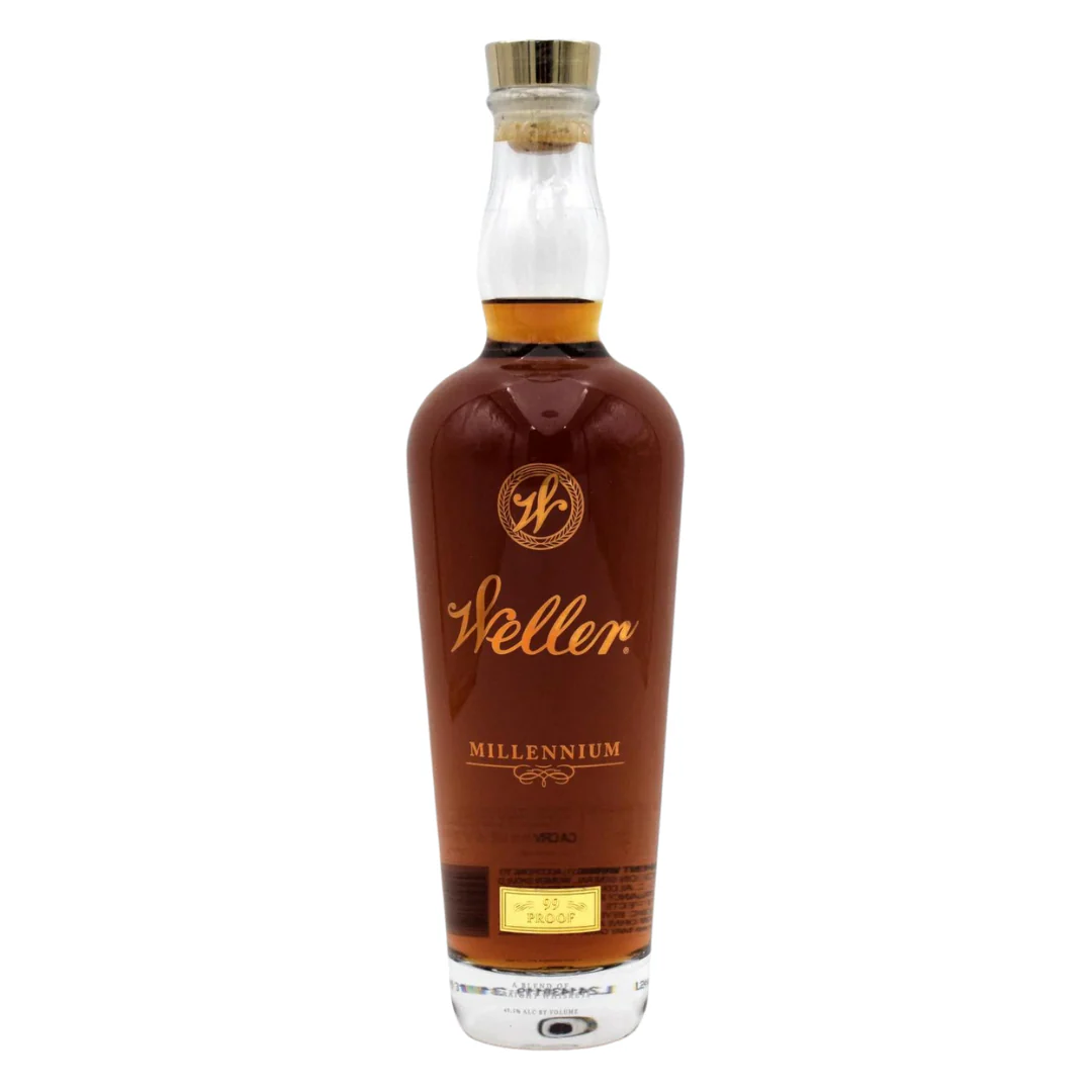 Weller Millennium Bourbon 99 Proof Decanter 750ml - Free Shipping - Image 2