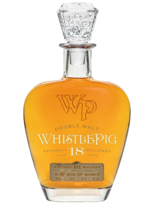 WhistlePig Double Malt 18 Year Old Rye Whiskey